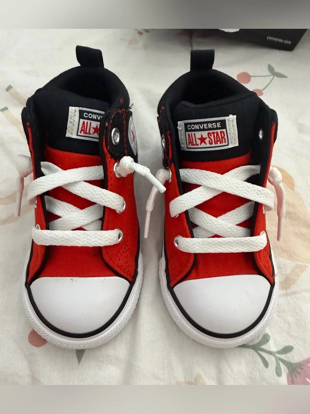 Kids' Red High-Top Converse